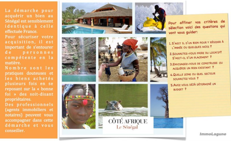 Agence Immobilière ImmoLagune Saly Sénégal - Acheter au Sénégal
